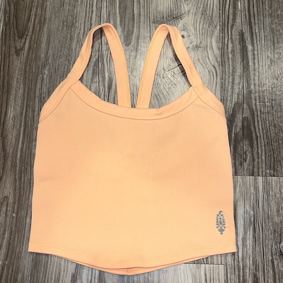 FP Movement by Free People Tops - Free People Movement All Clear Solid Cami Size M/L Ribbed Orange